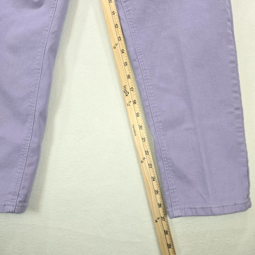 DG2 Diane Gilman The Shaper Lavender Purple High Rise Straight Leg Jeans 18W - Picture 7 of 11